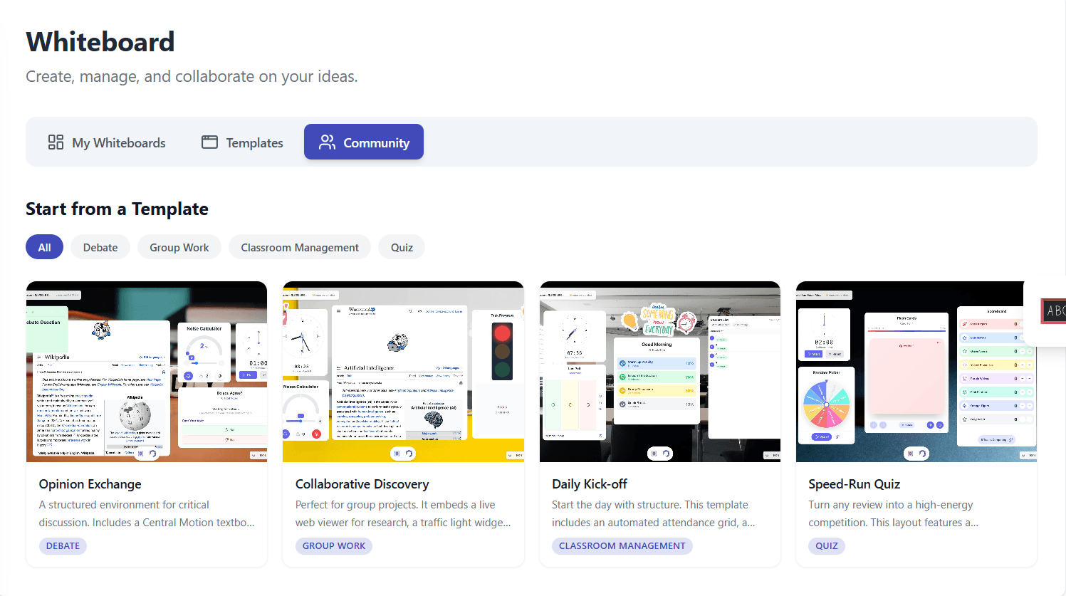 Never Start From Scratch Again: Introducing Community Templates