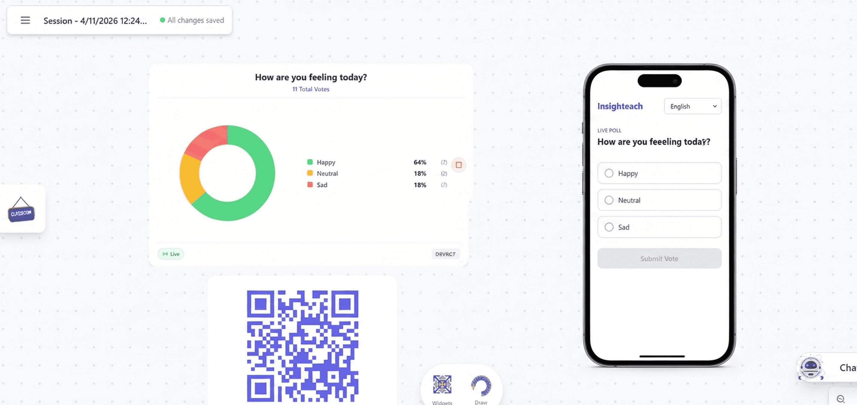 Your Class Just Got a Voice: The Live Poll Widget is Here